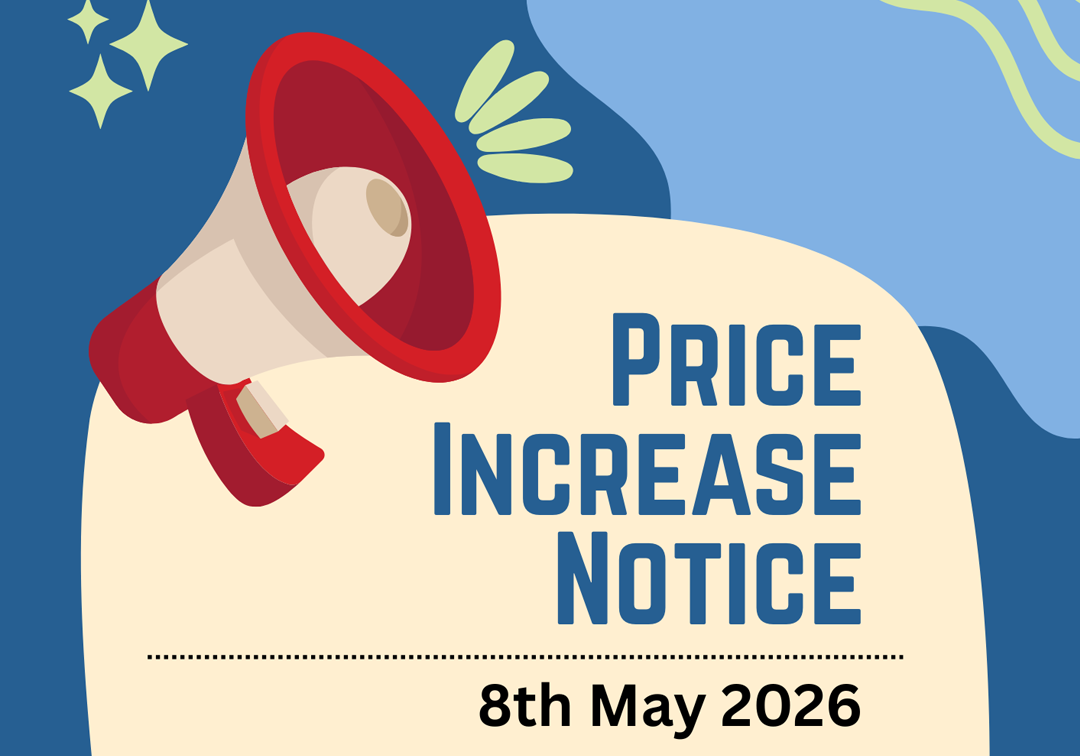 Price Increse 8th May 2026