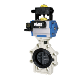 Actuated Butterfly Valve
