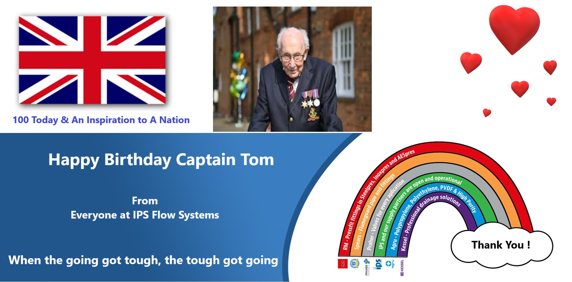 Happy Birthday Captain Tom